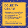 DÔLEŽITÝ OZNAM: MIESTNY ÚRAD BUDE Z DÔVODU ODSTRAŇOVANIA PORUCHY DO KONCA TÝŽDŇA ZATVORENÝ